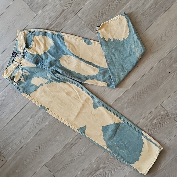 BDG High Rise Baggy Drip Dyed Denim Jeans, Size 26 - Picture 1 of 15